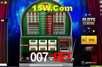 Slot Games 007 Bet